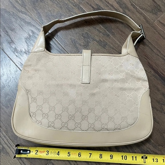 Vintage Beige Gucci Jackie shoulder bag - Picture 3 of 12